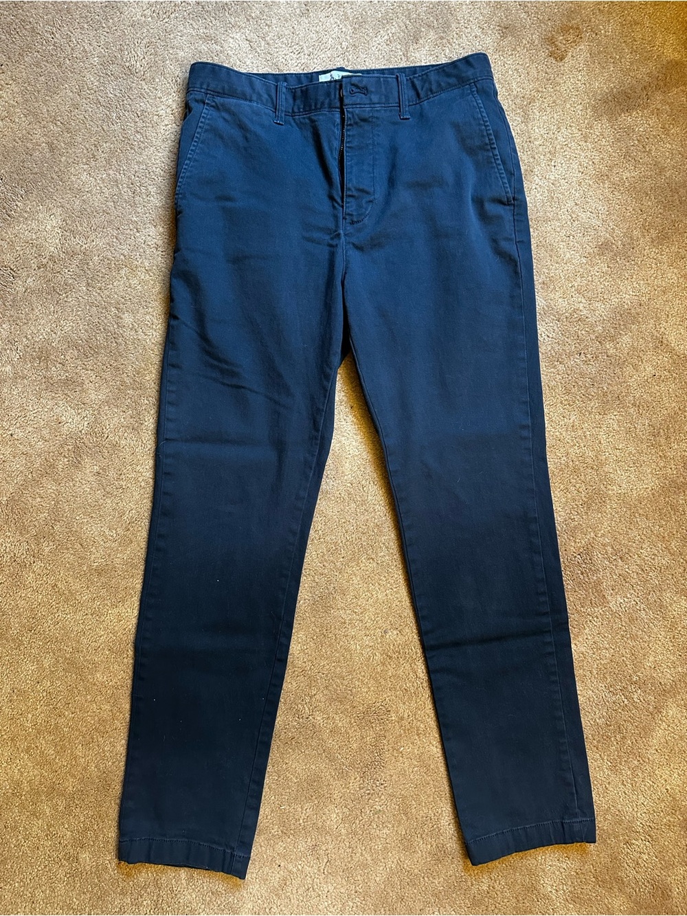 Original Penguin Slim Fit Men's Navy Khakis (30x30)